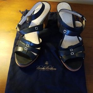 Brooks Brothers Strappy Sandal, Sz 9, worn once